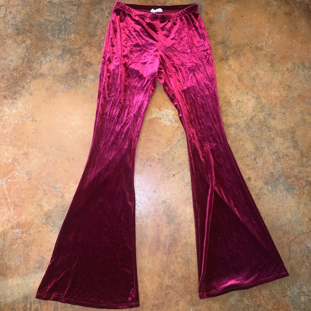 Velvet Bell Bottoms